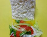 燻製いかと野菜のフランスパンサンド作り方5写真