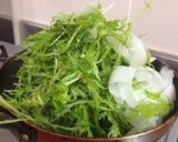 水菜と大根の煮物作り方2写真