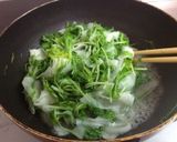 水菜と大根の煮物作り方3写真