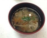 具だくさんみそスープ♡ゴマ風味作り方6写真