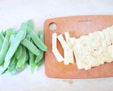 モリモリ食べられる【絹さやのくたくた煮】作り方1写真