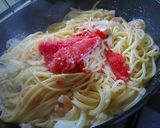 めんたいクリームスパ作り方6写真