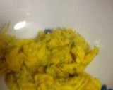 黄色づくし寿司！菜の花と菊の花散らして作り方2写真