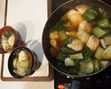 豆腐入りふわふわ鳥だんごの中華風スープ作り方7写真