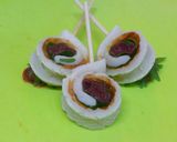 ちくわのくるくる串『梅しそVer.』作り方4写真