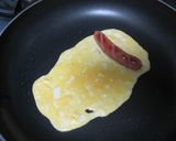 ウインナーの卵巻き作り方3写真