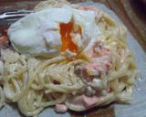 たらこクリームパスタ＊ポーチドエッグ添え作り方9写真