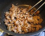 温玉ものっけて『甘辛★ごま肉うどん』作り方2写真