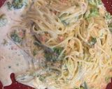 塩分2:鮭とブロッコリーのクリームパスタ作り方3写真