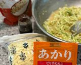 フライパンで激安！お家でもんじゃ焼き作り方1写真