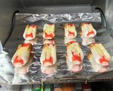 ちくわカニカマのチーズ🧀焼き😃作り方2写真