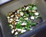 チーズ×椎茸×塩昆布×葱×胡桃のおにぎり作り方3写真