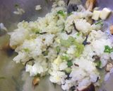 チーズ×椎茸×塩昆布×葱×胡桃のおにぎり作り方7写真