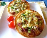 コンビーフ×葱のわさび風味のトースト作り方5写真
