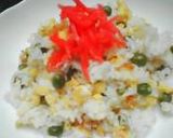 旬のグリンピースと☆炒り卵のご飯作り方3写真