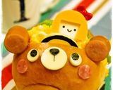 *キャラパン*ハンバーガーDEくまちゃん作り方8写真