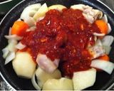 韓国料理 甘辛の鍋！タットリタン作り方5写真