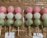 三色団子でお盆菓子2種お迎え団子送り団子作り方3写真