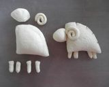 ふわふわ♪ひつじのクリームパン作り方6写真