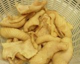 福岡の定番☆おつまみにも、鶏皮中華サラダ作り方4写真