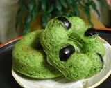 抹茶☆黒豆　おとなの焼きドーナツ作り方7写真
