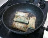 餃子風春巻きとアボカド餃子のセット作り方4写真