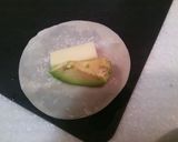 餃子風春巻きとアボカド餃子のセット作り方5写真