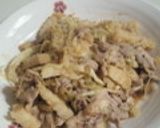 豚肉と千切りキャベツのにんにく醤油炒め作り方9写真