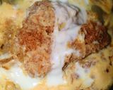 カロリーダウン自在♡衣なし。でもカツ丼作り方5写真