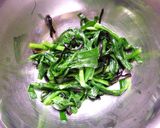 ニラとカニカマの塩昆布・粉チ・胡麻和え作り方2写真