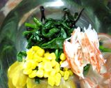 ニラとカニカマの塩昆布・粉チ・胡麻和え作り方3写真