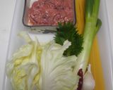 イカの塩辛と春きゃべつのパスタ作り方1写真