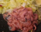 イカの塩辛と春きゃべつのパスタ作り方6写真