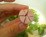 お腹満足♪ウインナーと豆乳のお花畑ドリア作り方2写真