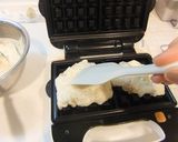 卵なし。朝食にブリュッセルワッフル作り方4写真