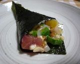 海鮮とネバネバ野菜のまぜまぜ手巻き作り方3写真