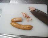 パパの朝食おにぎり①（ウインナー☆）作り方1写真