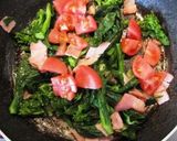 麺と一緒に茹でて簡単！菜の花のパスタ作り方3写真