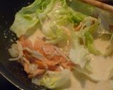 塩麹☆コクうま！サーモンのクリームパスタ作り方3写真