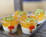 キラキラミカン缶ゼリー＆ヨーグルト寒天♥作り方10写真