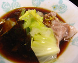 早生キャベツと豚しゃぶの簡単蒸し作り方8写真