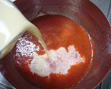濃厚いちごの豆乳なめらかプリン作り方5写真
