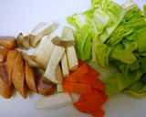お弁当に◎ウインナーと野菜のマヨぽん炒め作り方1写真