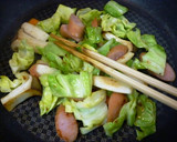 お弁当に◎ウインナーと野菜のマヨぽん炒め作り方3写真