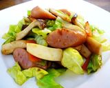 お弁当に◎ウインナーと野菜のマヨぽん炒め作り方4写真