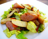 お弁当に◎ウインナーと野菜のマヨぽん炒め作り方4写真