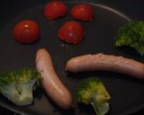 焼きトマトとブロッコリーのホットドッグ♪作り方1写真