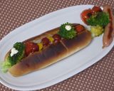 焼きトマトとブロッコリーのホットドッグ♪作り方3写真