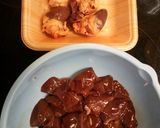鶏レバーの甘辛炒め-純レバ風-作り方1写真
