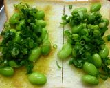枝豆×葱の生姜・ダシダ風味のトースト作り方3写真